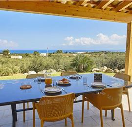 3 bedroom villa with pool near Scopollo, sleeps 6